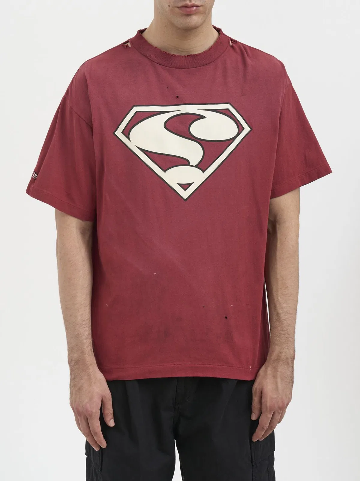 Saint Mxxxxxx T-Shirt ? Burgundy