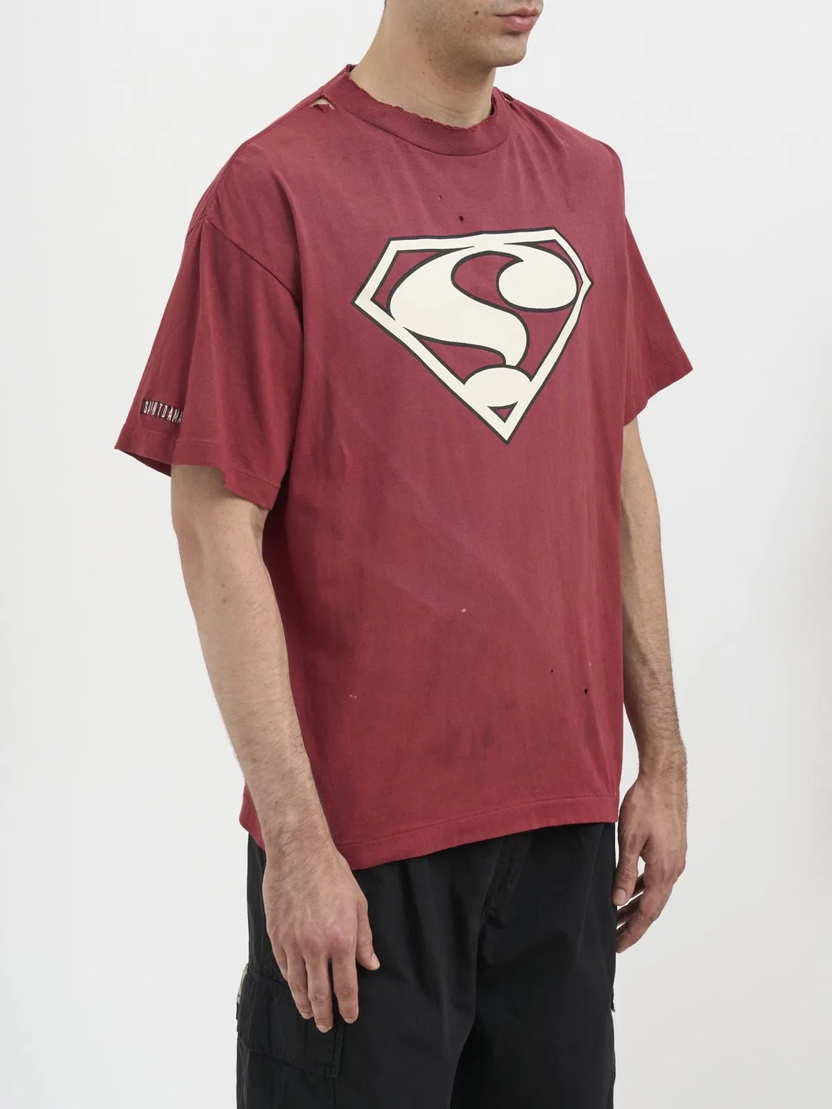 Saint Mxxxxxx T-Shirt ? Burgundy