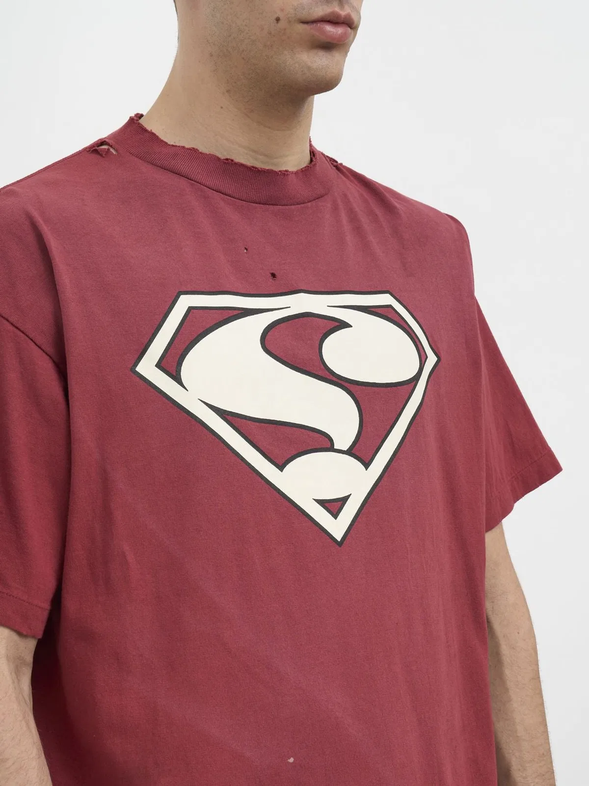 Saint Mxxxxxx T-Shirt ? Burgundy