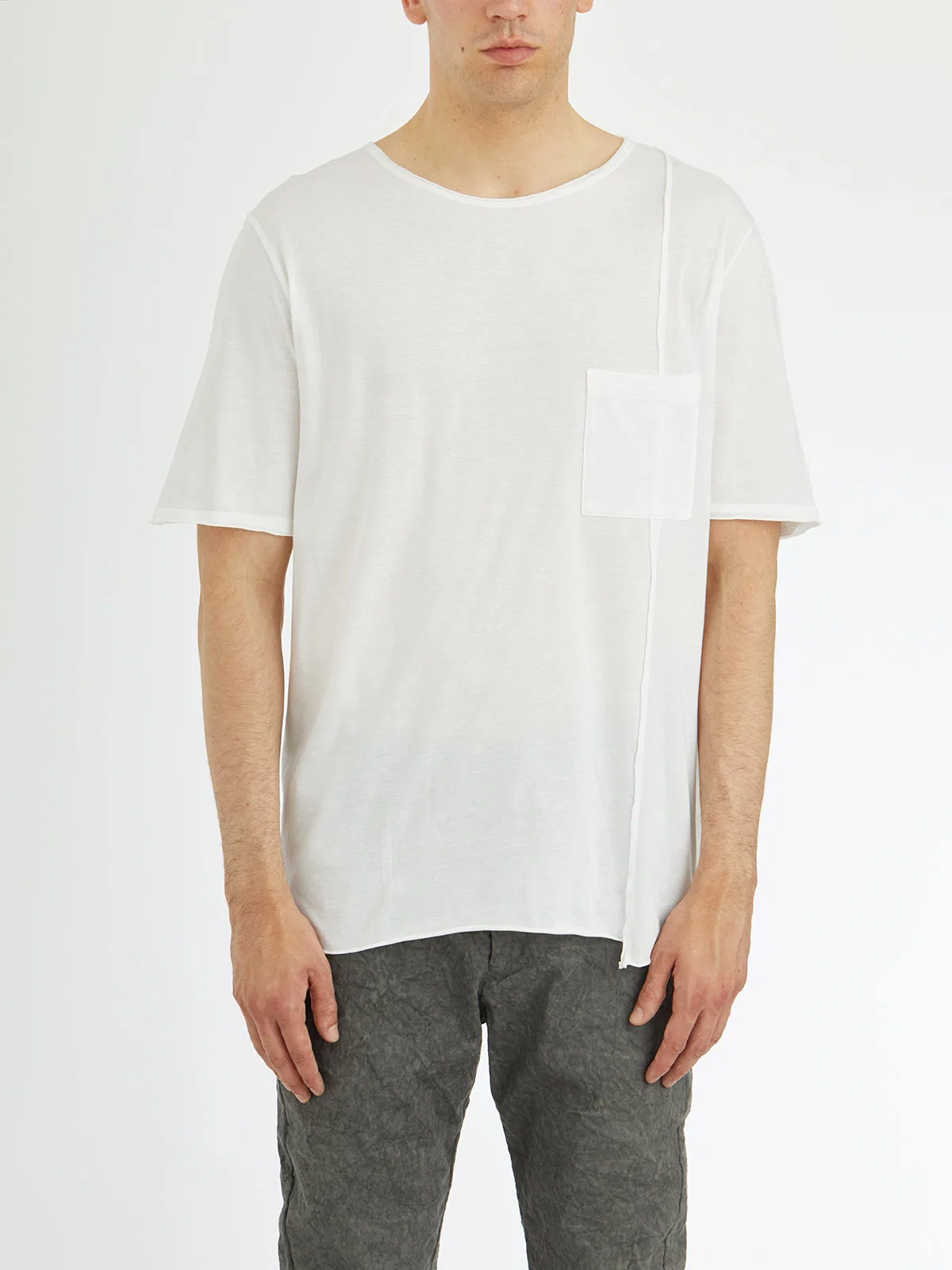 Daub Cotton T-Shirt With Pocket