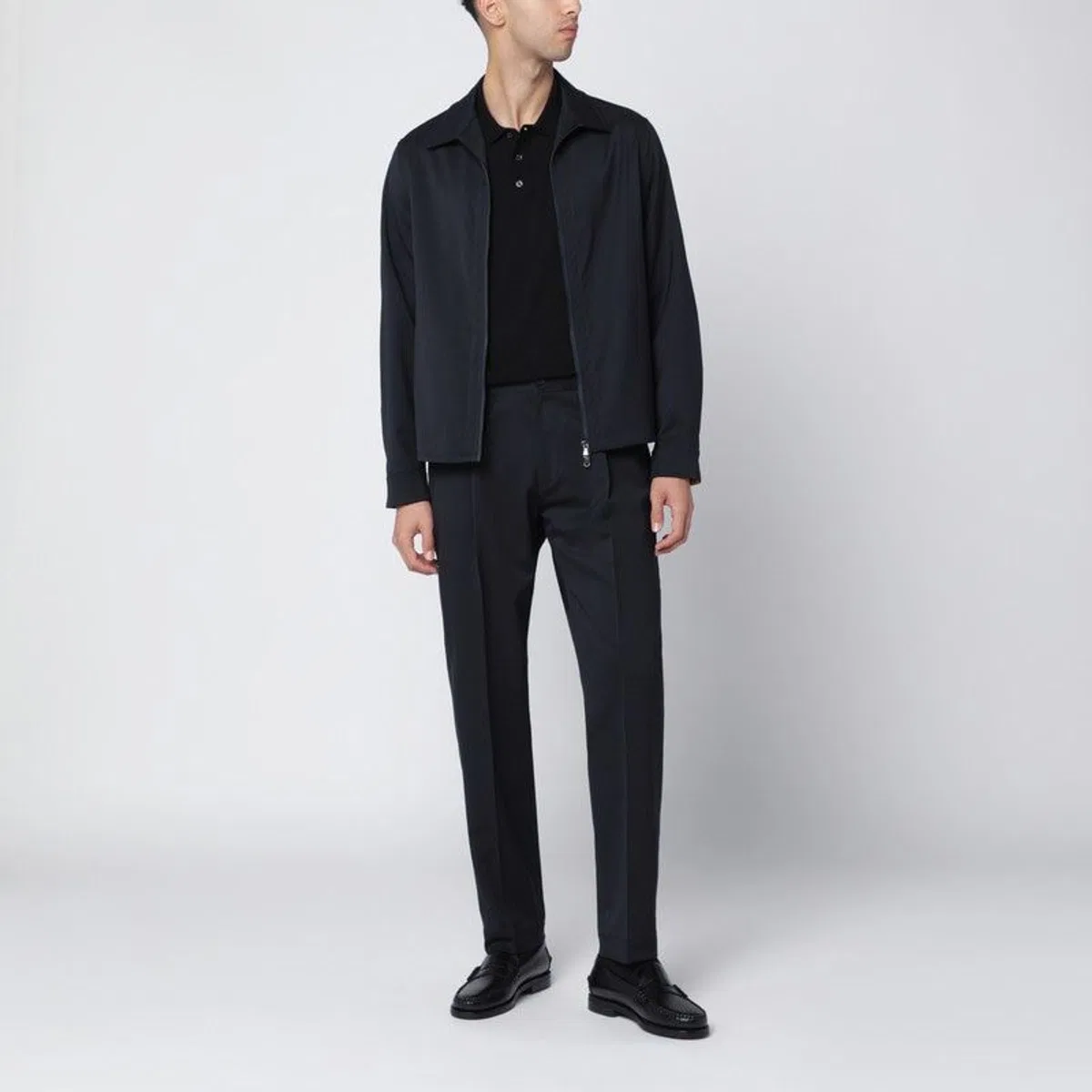 Santaniello Blue Woolblend Suit