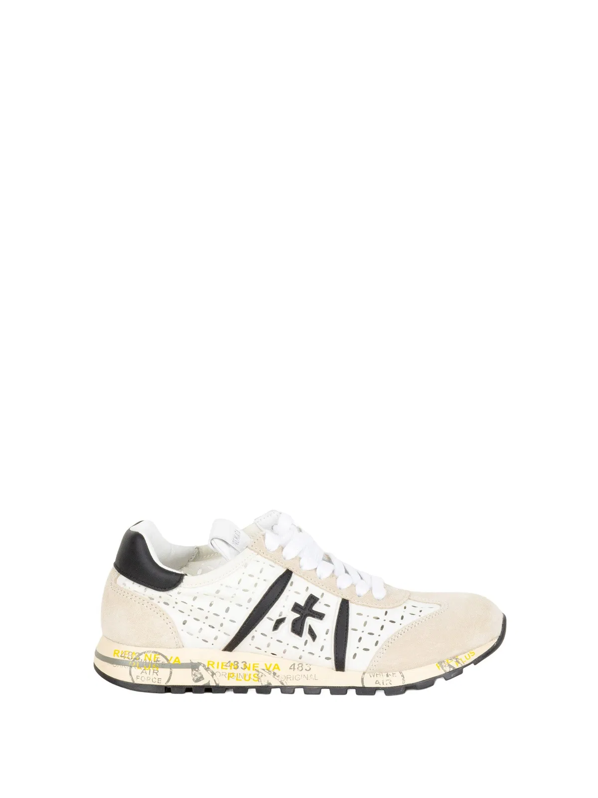 Premiata Sneakers Lucyd 7413 Black And White
