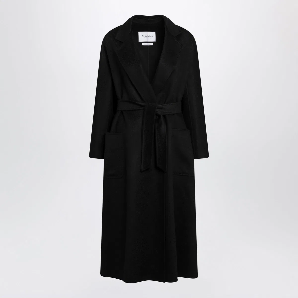 Max Mara Black Ludmilla Icon Coat In Cashmere