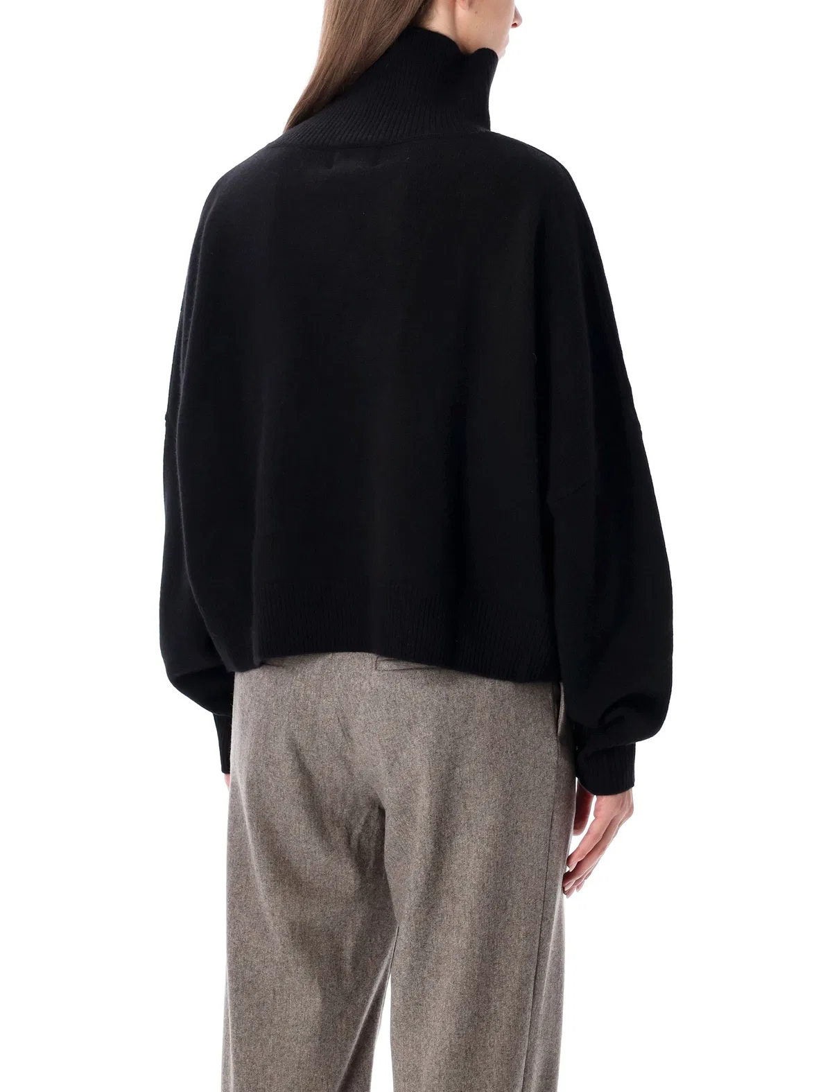 Loulou De Saison Black Wool Cashmere Knitwear