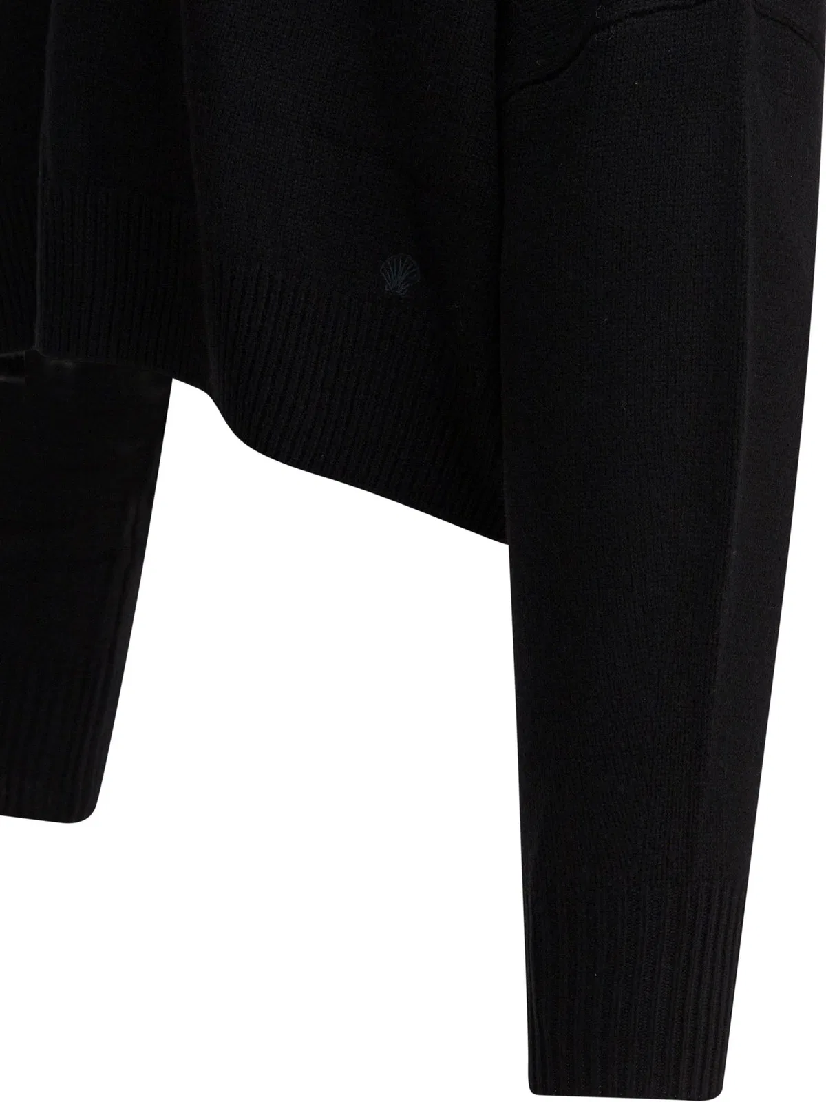 Loulou De Saison Black Wool Cashmere Knitwear