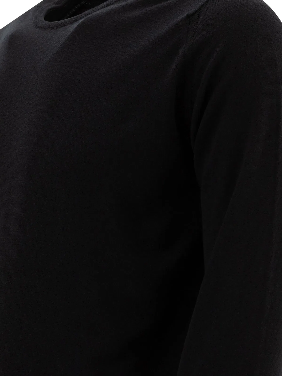 John Smedley Merino Wool "Lundy" Crewneck Sweater In
