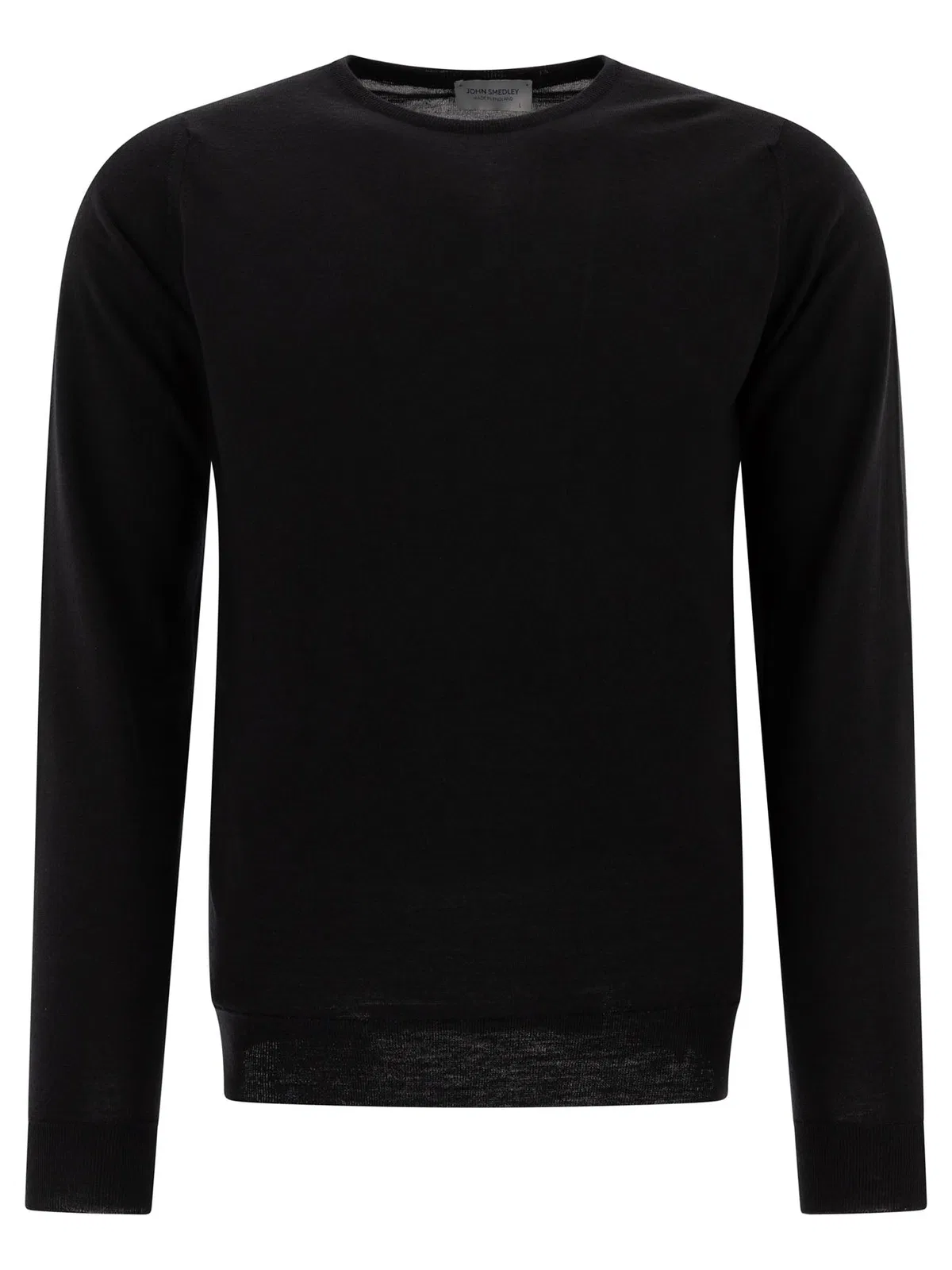 John Smedley Merino Wool "Lundy" Crewneck Sweater In