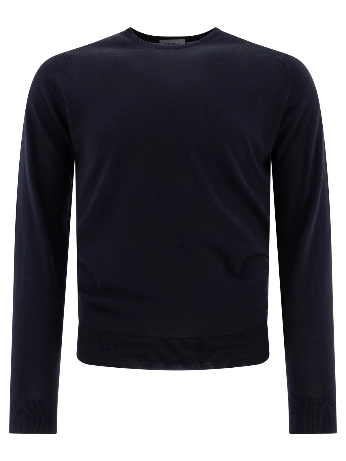 John Smedley Merino Wool "Lundy" Crewneck Sweater In