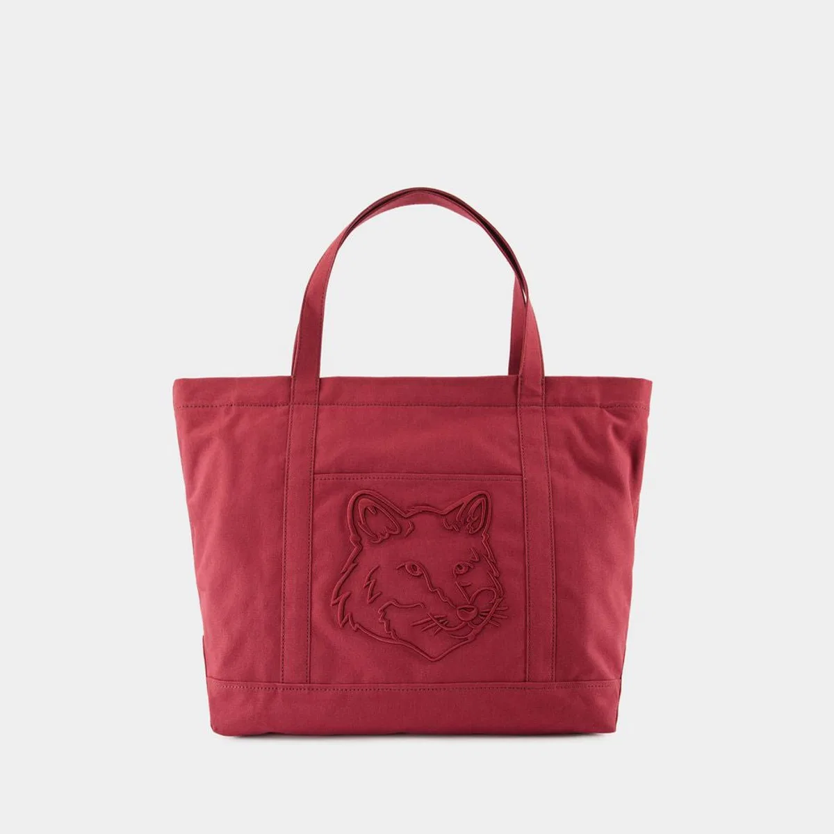 Maison Kitsune Maison Kitsuné Fox Head Large Shopper Ba