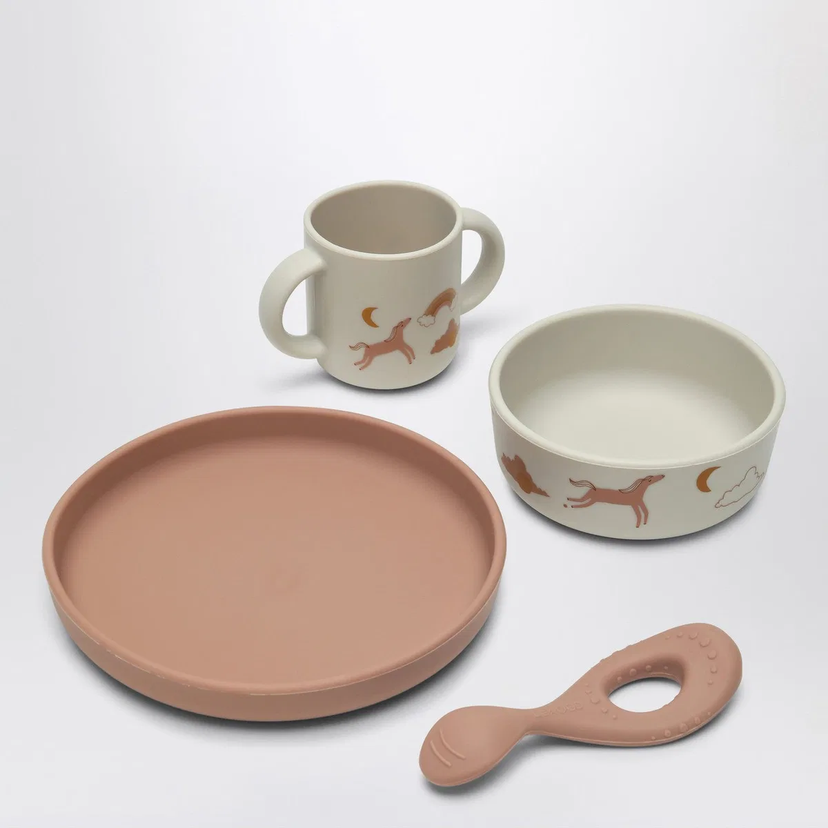 Liewood Vivi Tableware Set Pink/Ecru