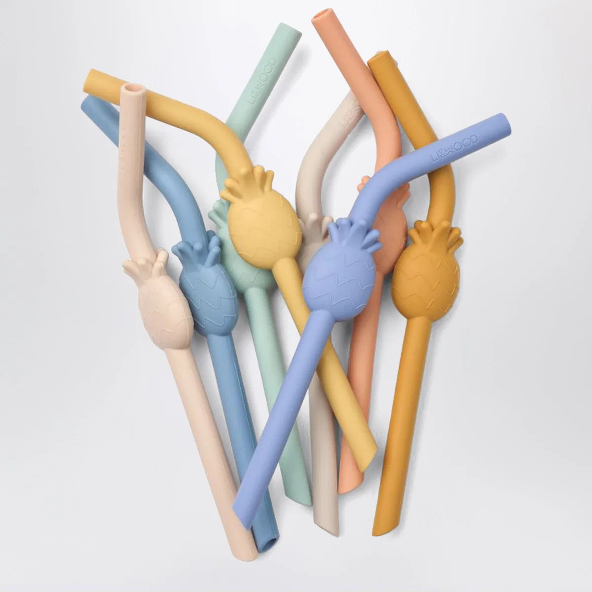 Liewood Pack Of Eight Colored Carlson Straws