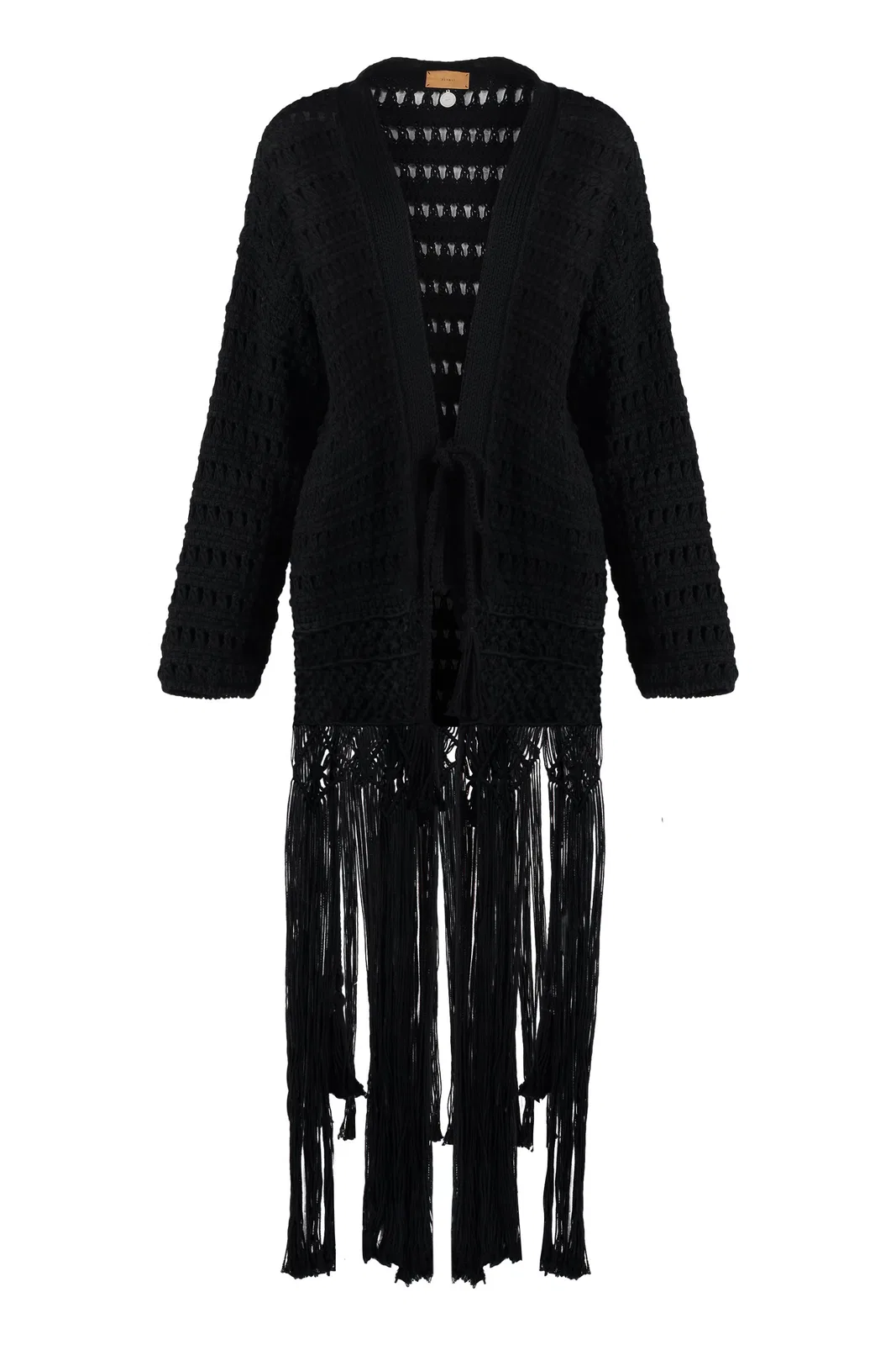 Alanui Love Letter To India Cotton Cardigan