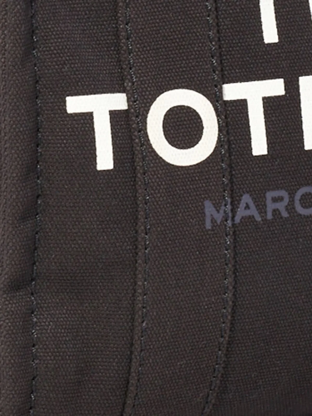 Marc jacobs Black Canvas Mini The Tote Bag Handbag
