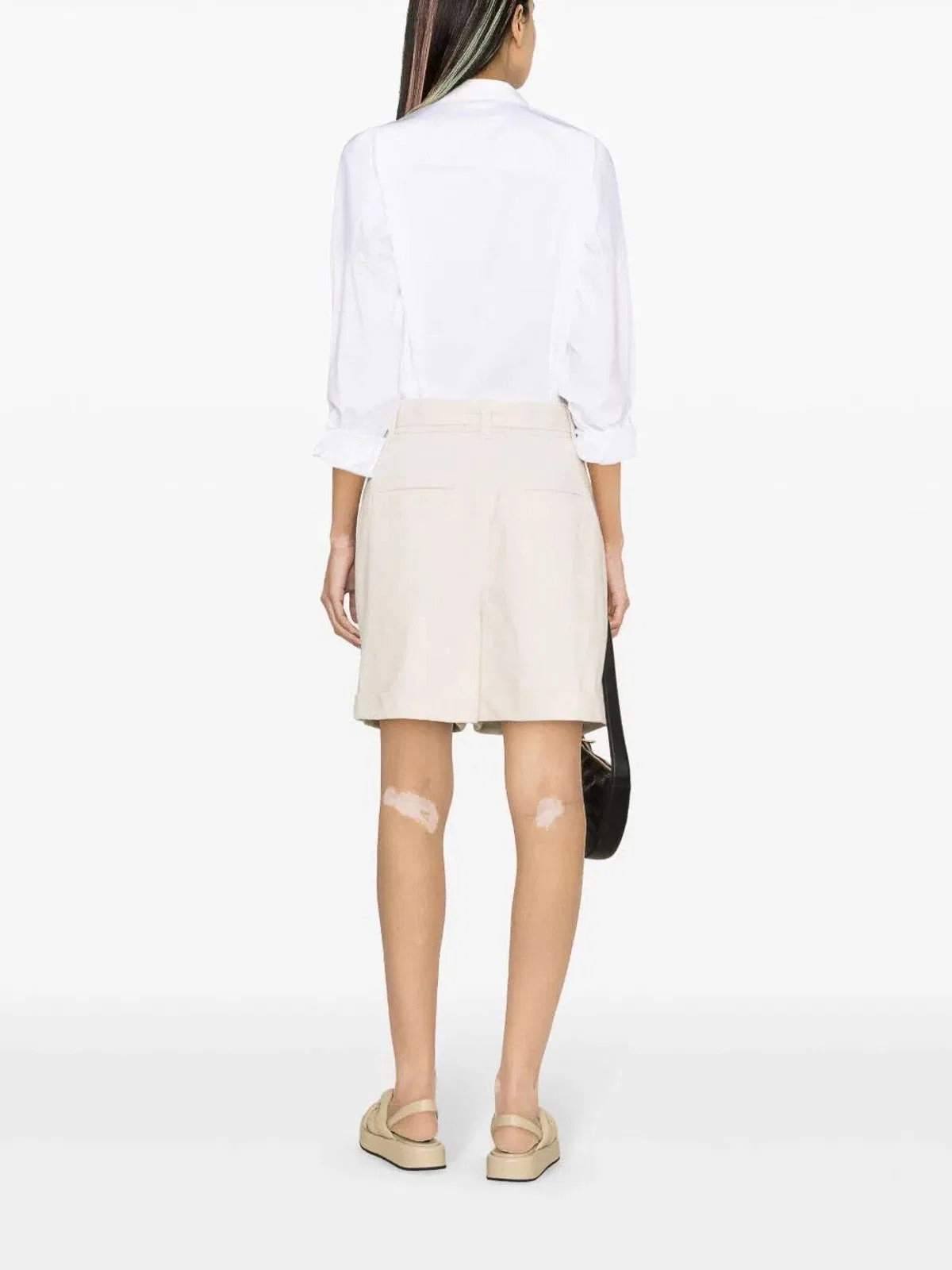 Brunello Cucinelli White Cotton Polyamide Elastane Shirt