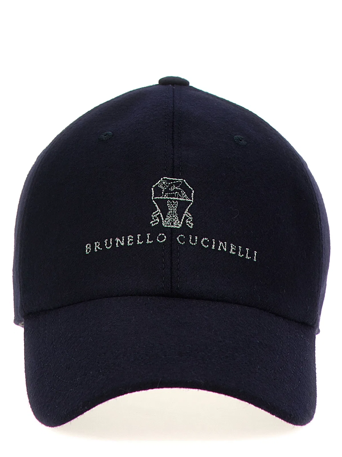 Brunello Cucinelli Logo Embroidery Cap