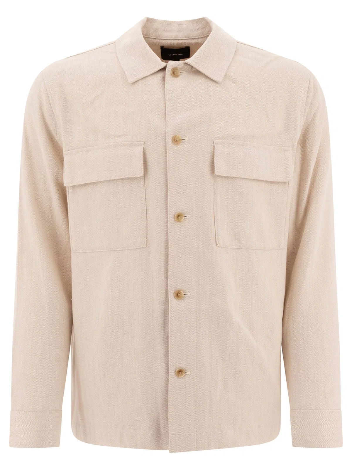 Vince Beige Linen Cotton Jacket