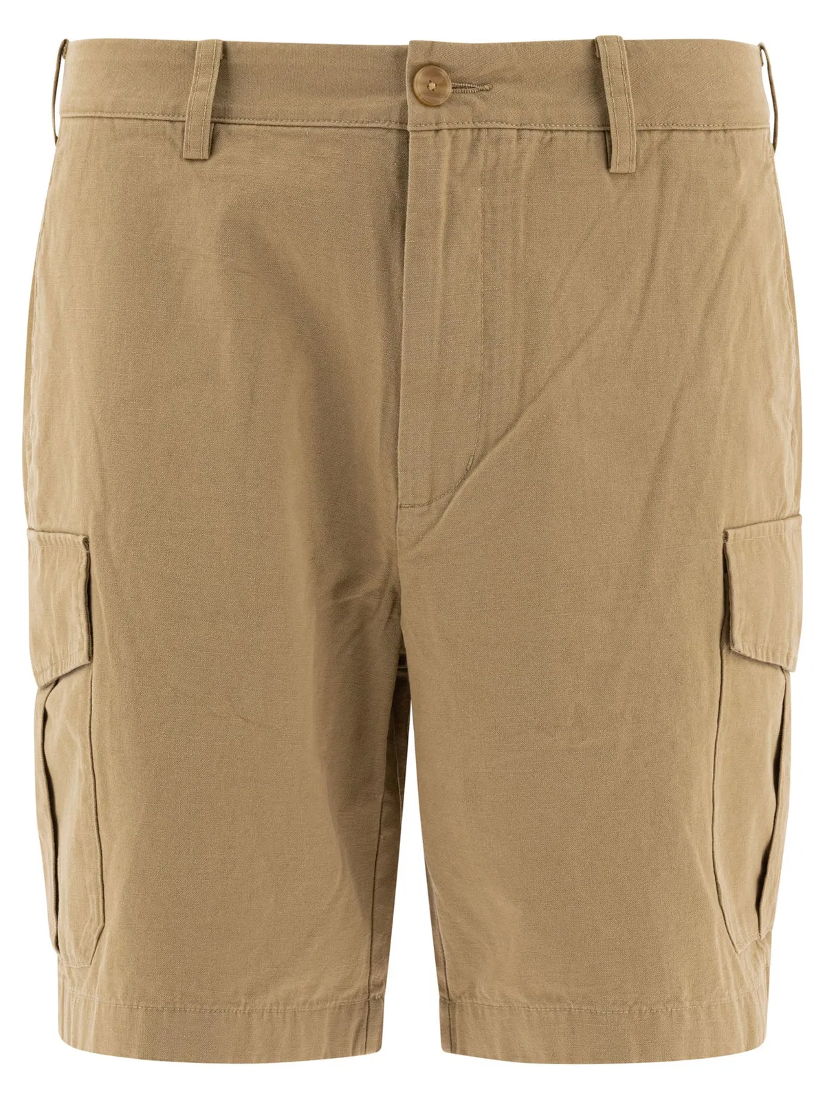 Vince Cotton And Linen Cargo Shorts