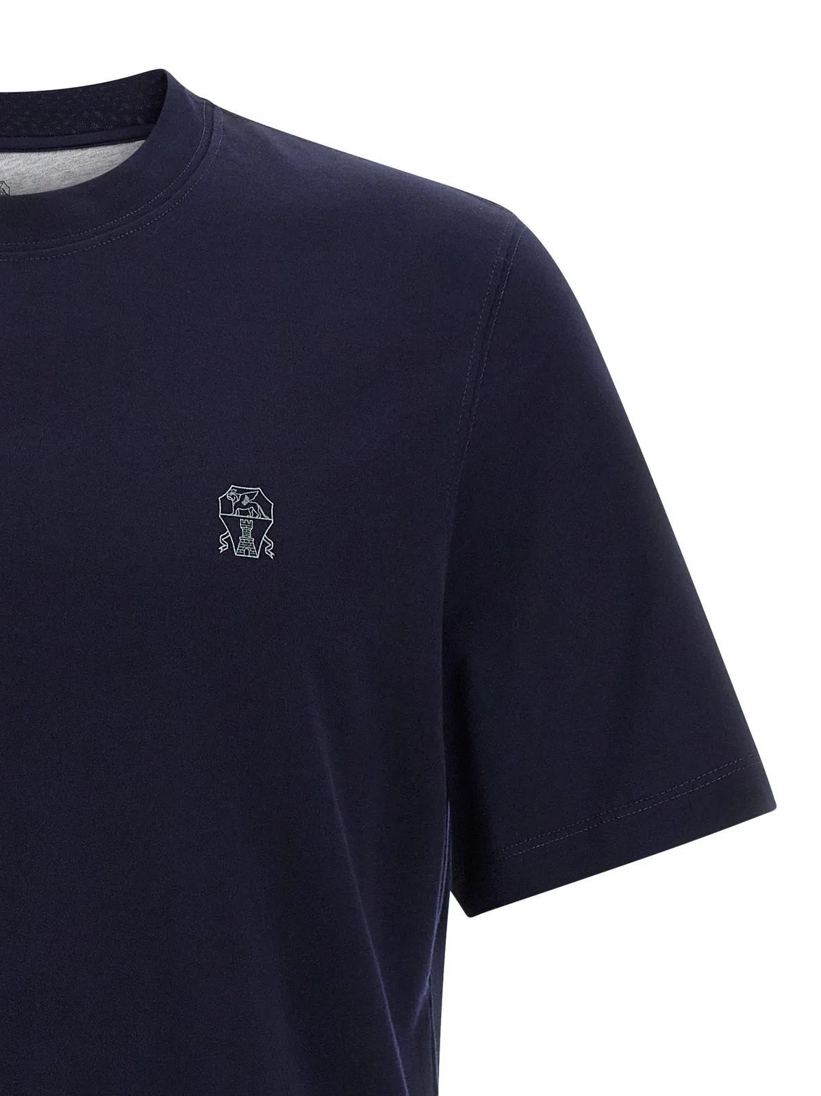 Brunello Cucinelli Logo Print T-Shirt