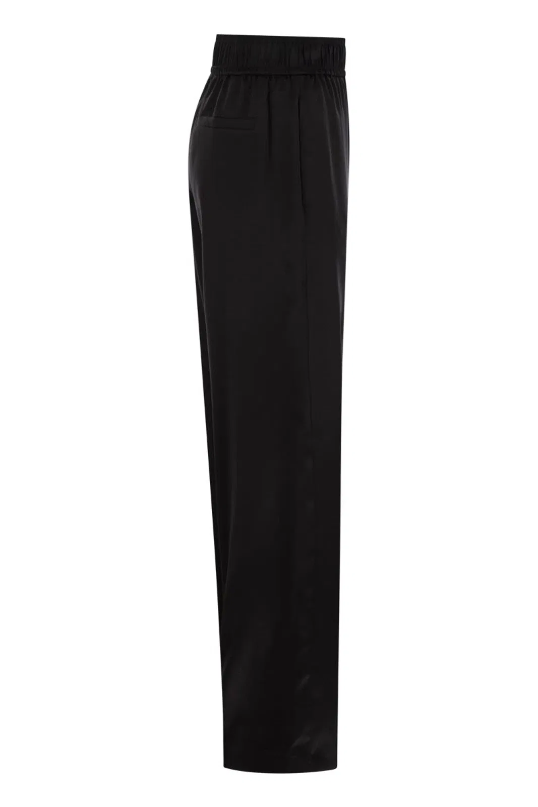 Brunello Cucinelli Track Trousers In Stretch Silk Satin