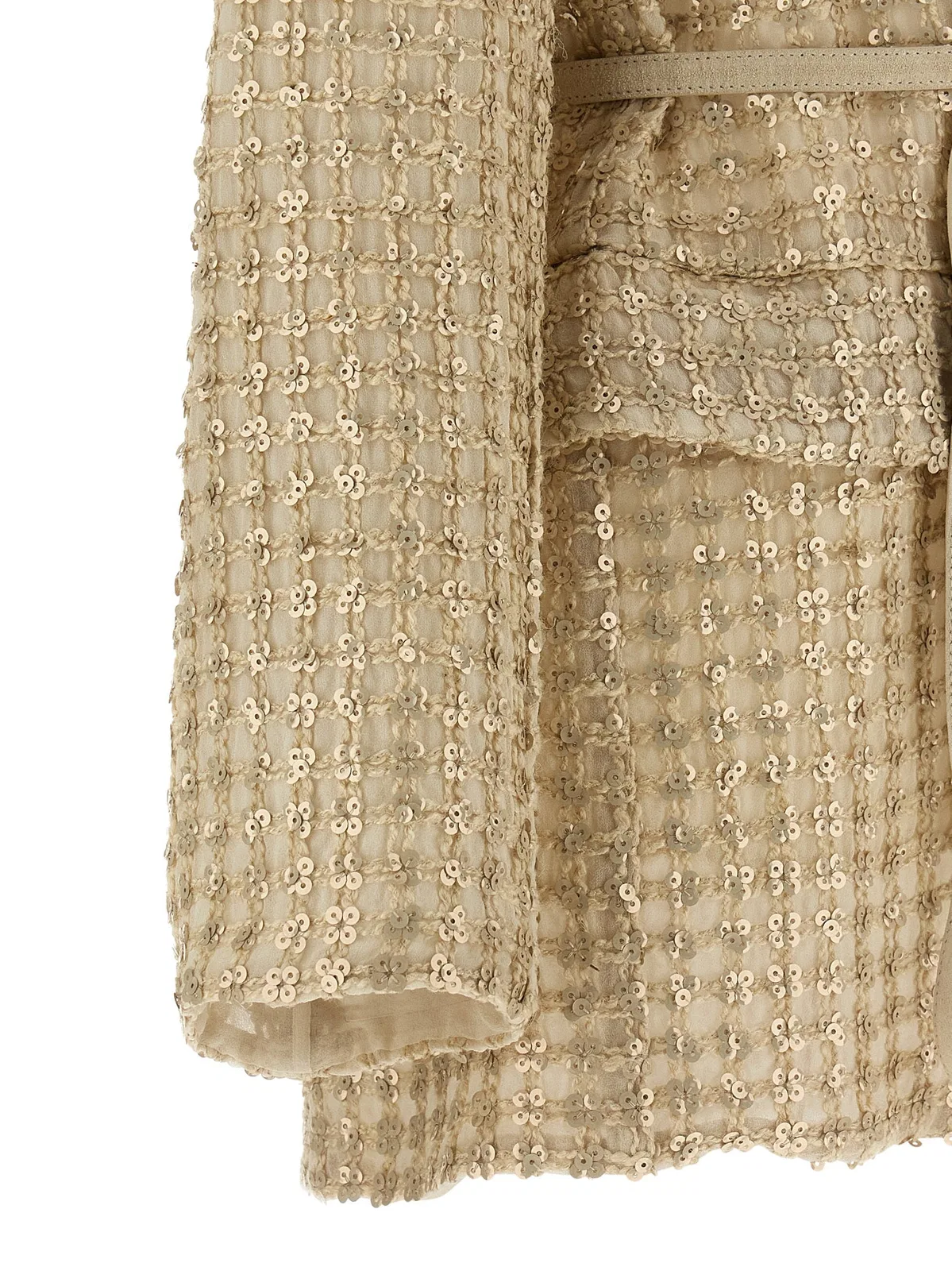 Brunello Cucinelli 'Dazzling Net Embroidery' Organza Blazer
