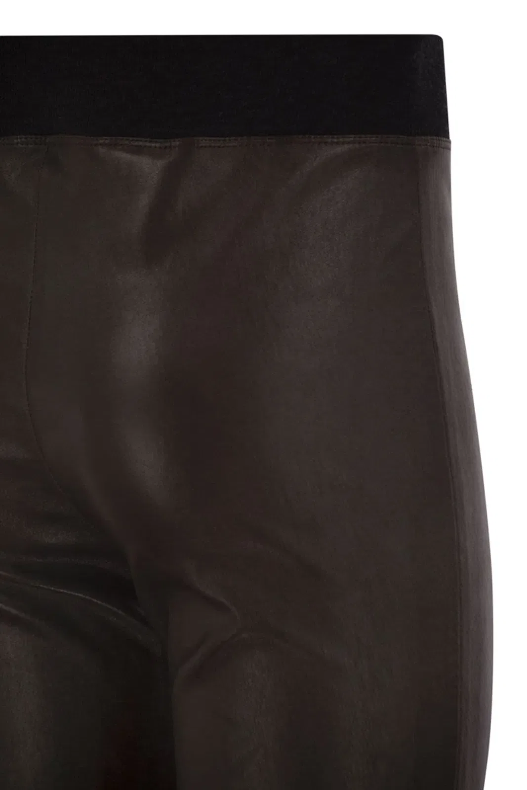 Brunello Cucinelli Skinny Fit Stretch Nappa Leather Trouser