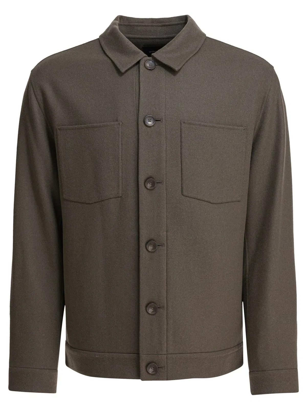 Vince Grey Vitgin Wool Polyamide Jacket