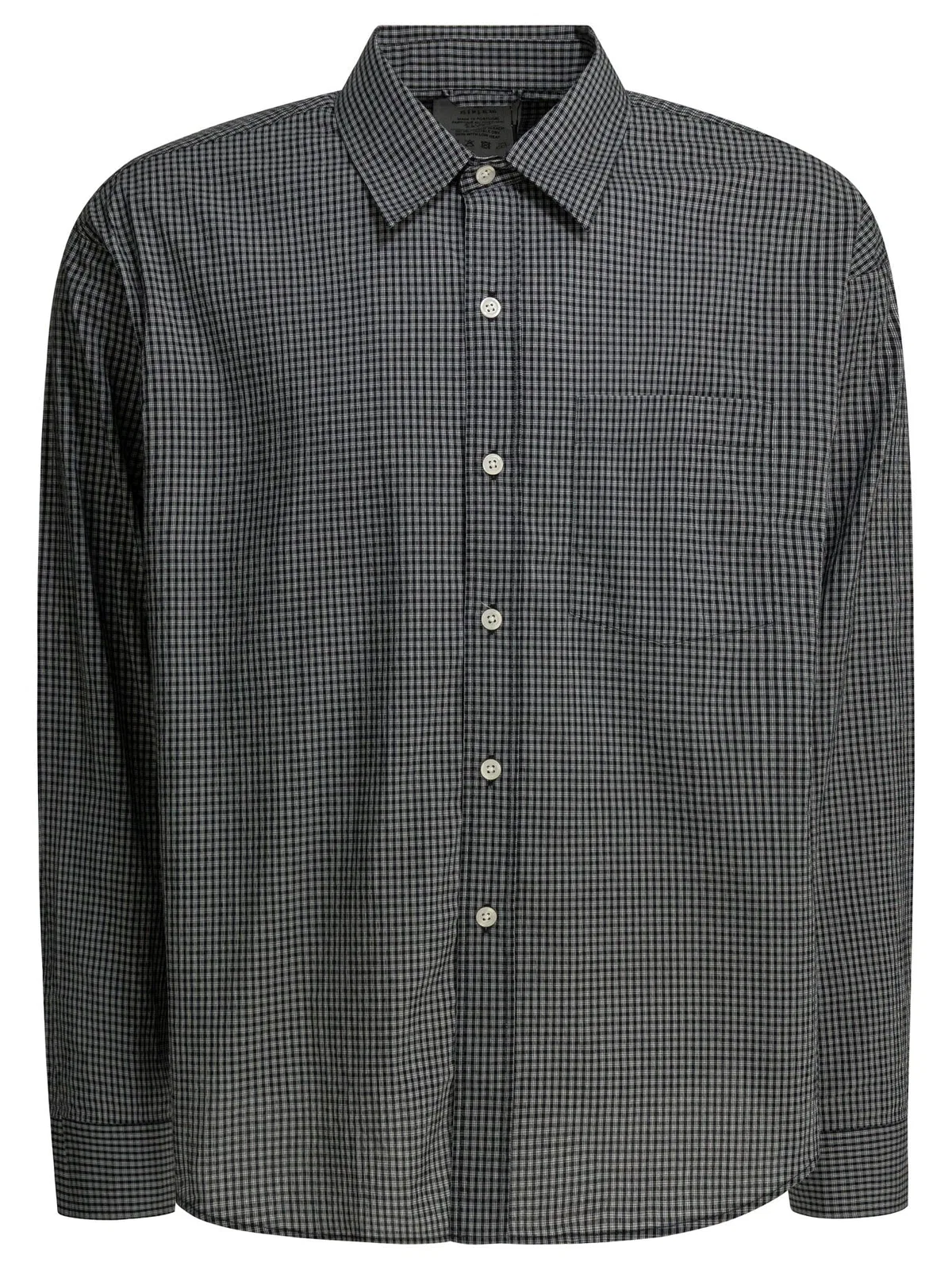 Mfpen Black Cotton Shirt
