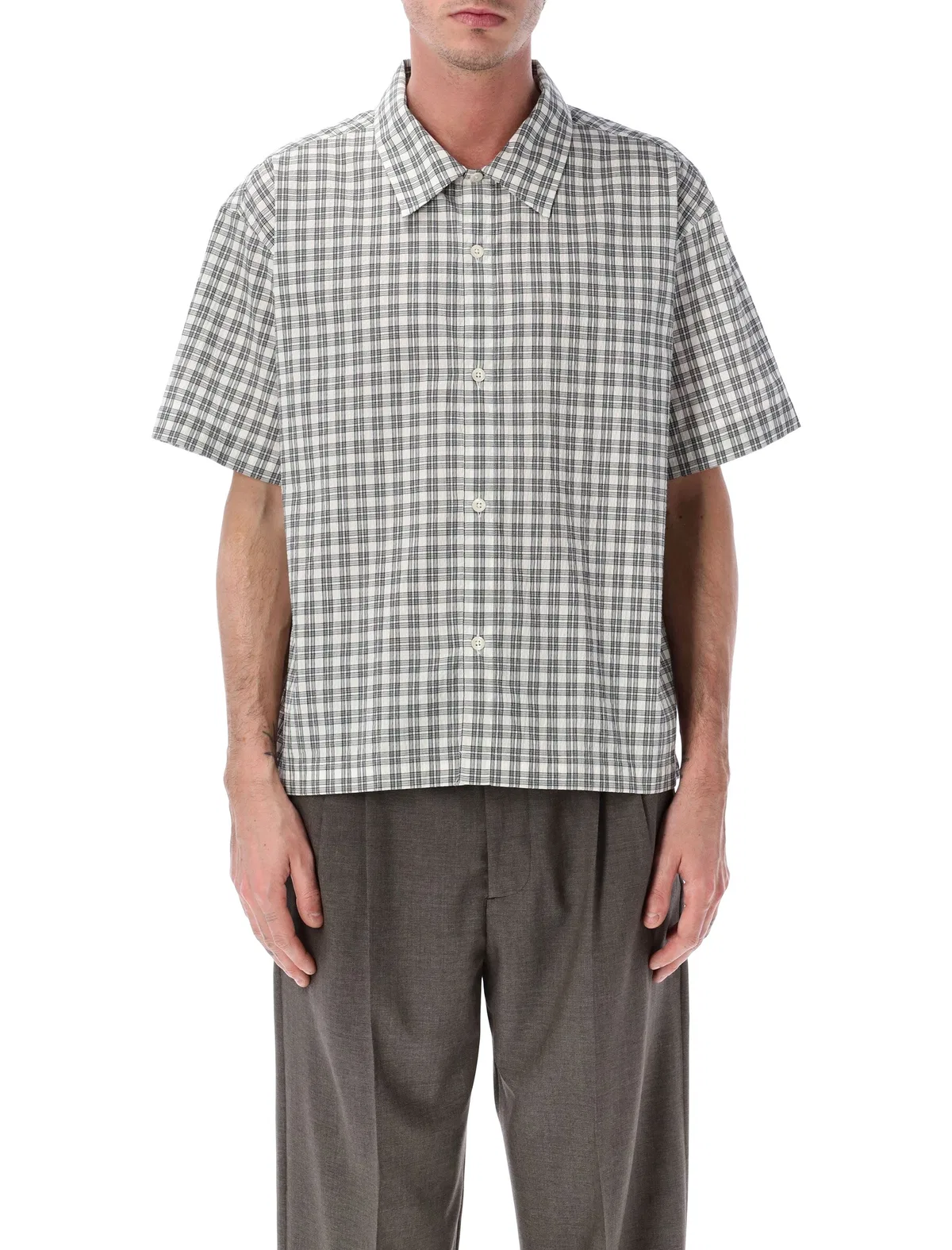 Mfpen Holiday Relaxed Check Shirt