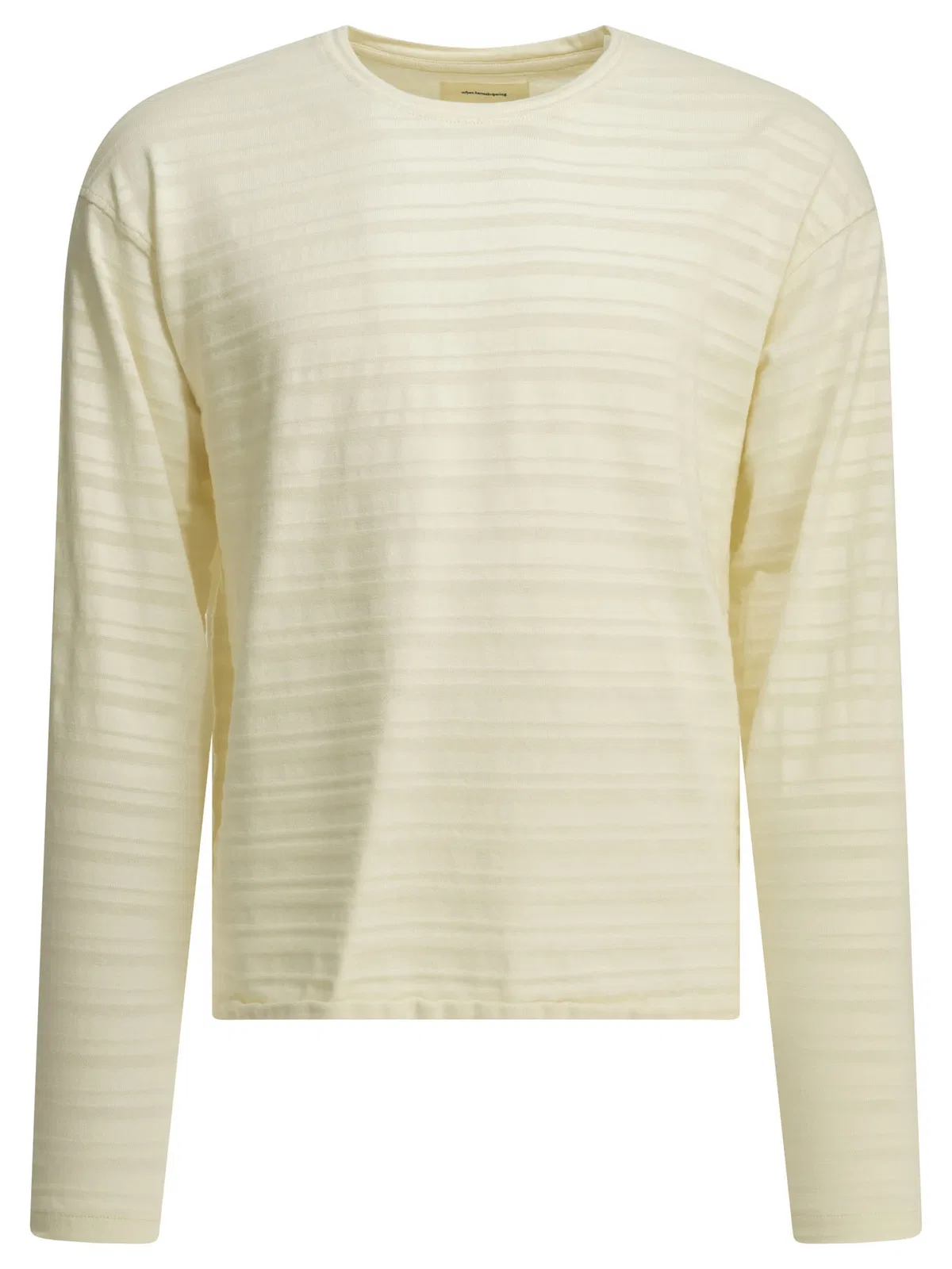 Mfpen Knitted Crew Neck White Organic Cotton S