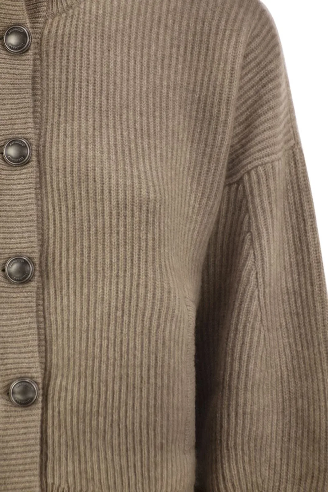 Brunello Cucinelli Pure Cashmere English Rib Cardigan