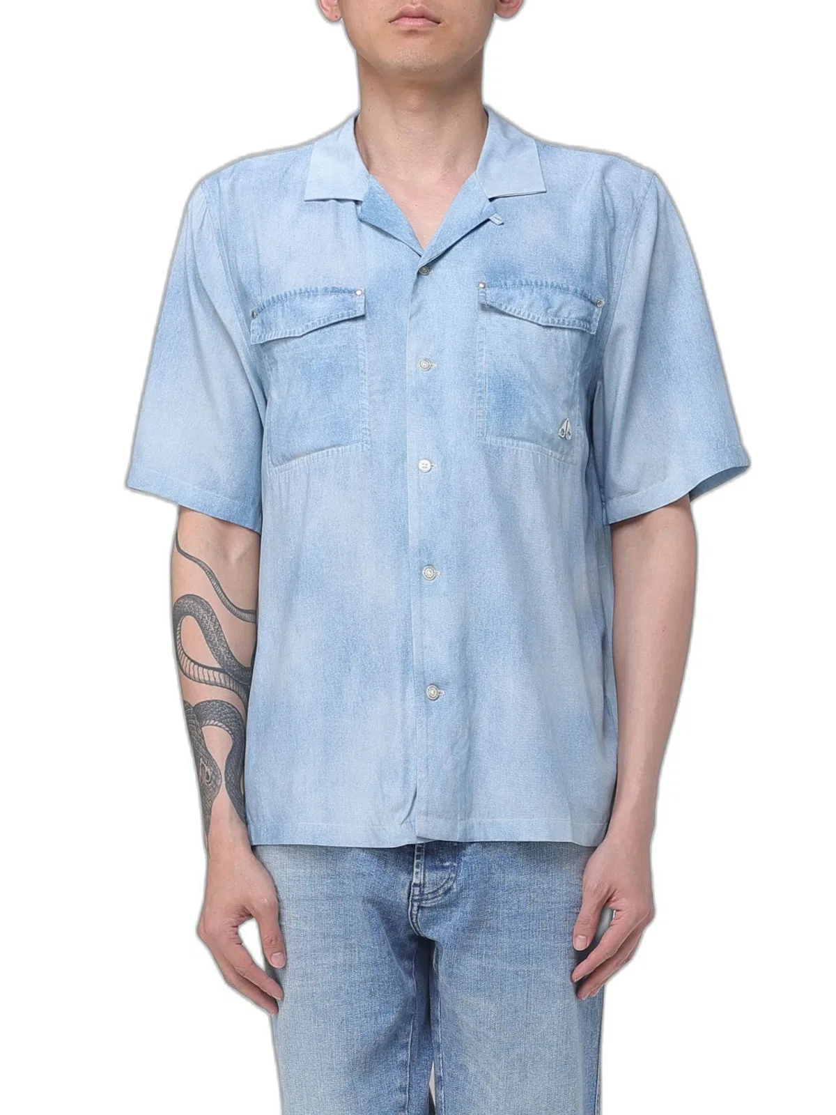 Moose Knuckles The Bay Shirt Denim