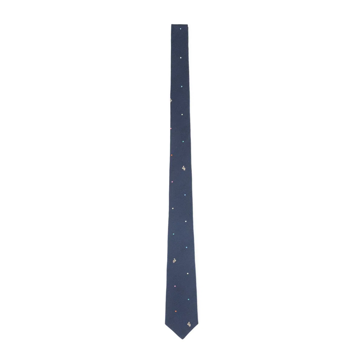 Paul Smith Navy Dot Rabbit Tie