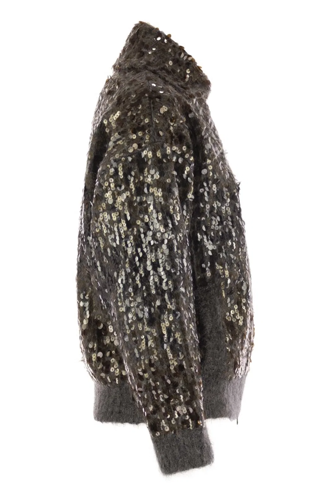 Brunello Cucinelli Dazzling Dégradé Embroidery Mohair And W