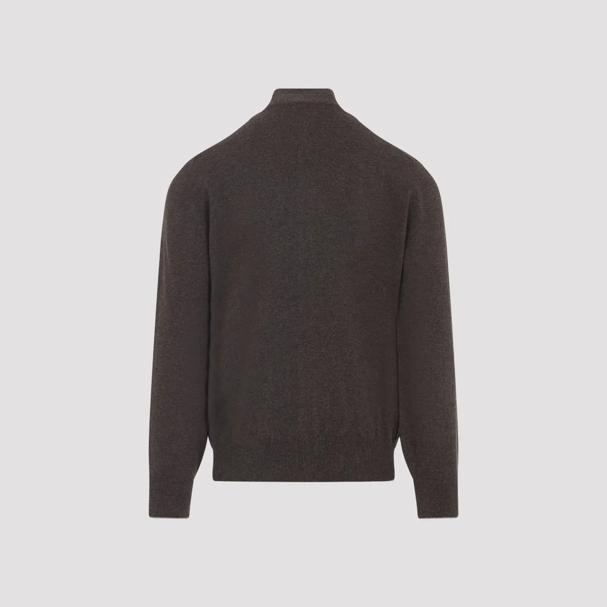 Brunello Cucinelli High-Necked Cashmere Cardigan With Zip