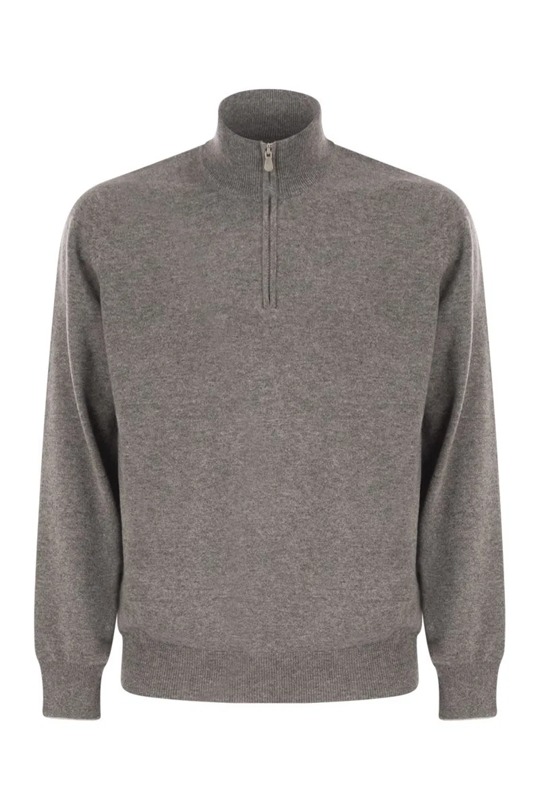 Brunello Cucinelli Cashmere Turtleneck Sweater With Zipper