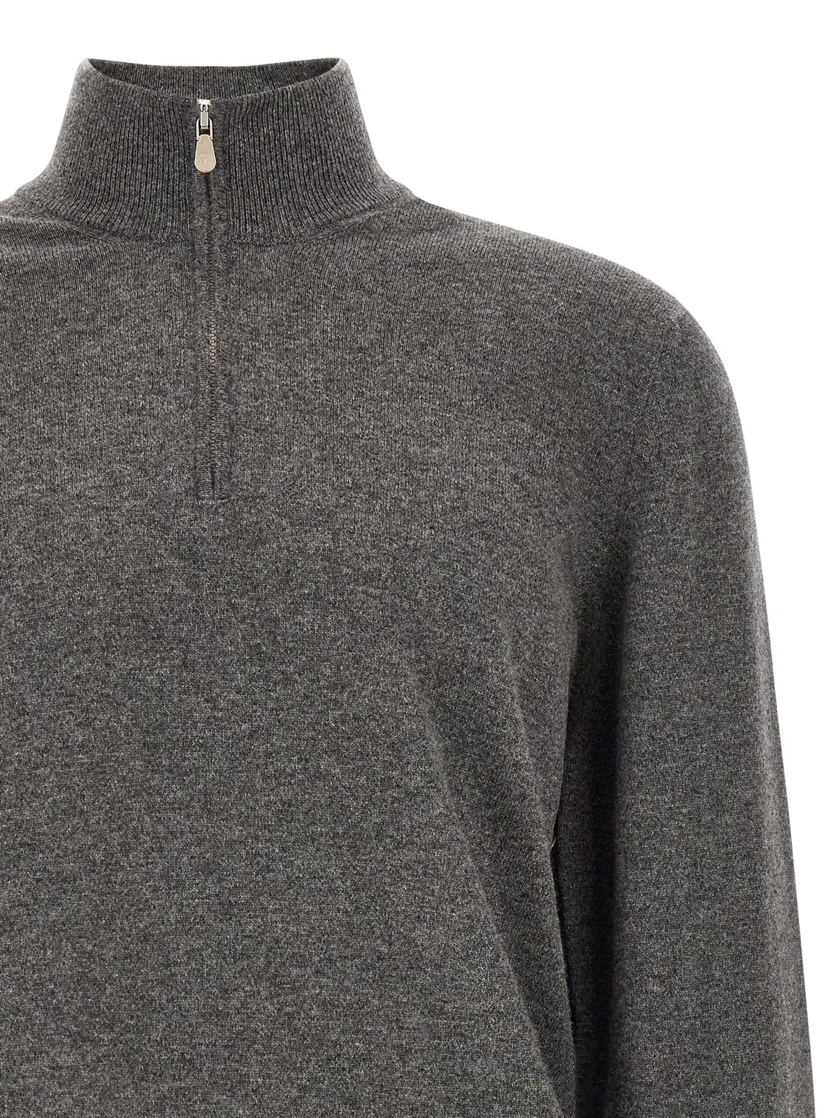 Brunello Cucinelli Half-Zip Cashmere Sweater