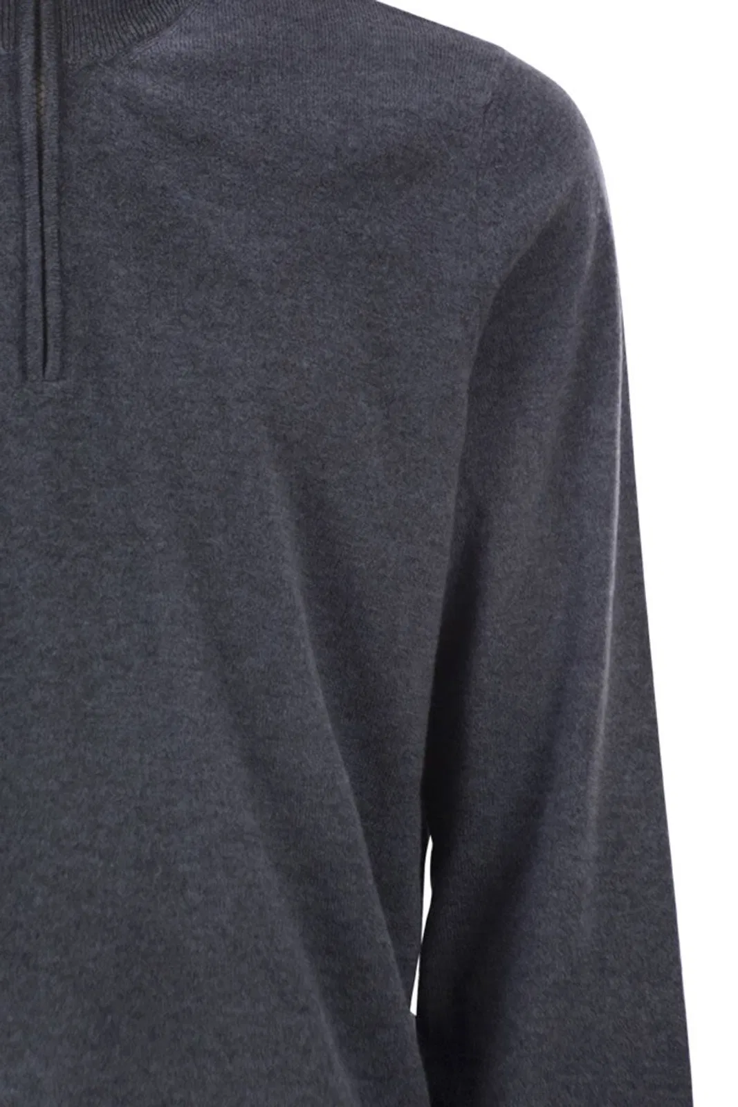 Brunello Cucinelli Cashmere Turtleneck Sweater With Zipper