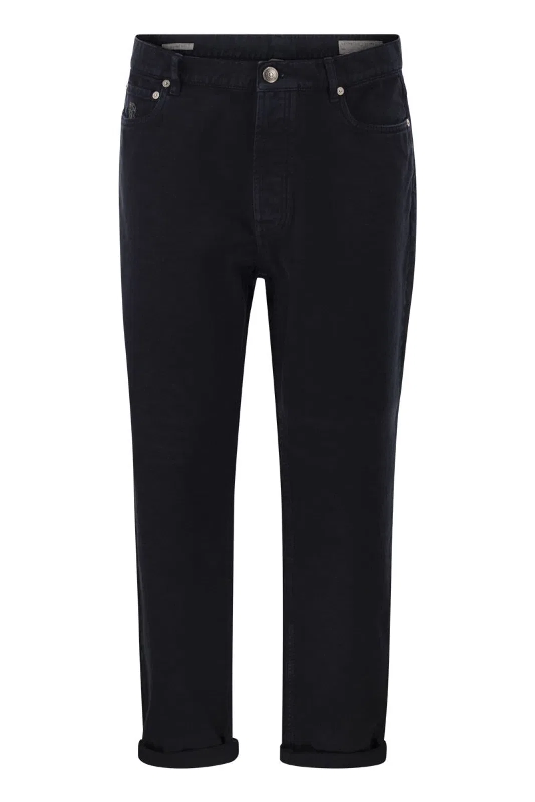 Brunello Cucinelli Five-Pocket Cotton Jeans With A Contempo