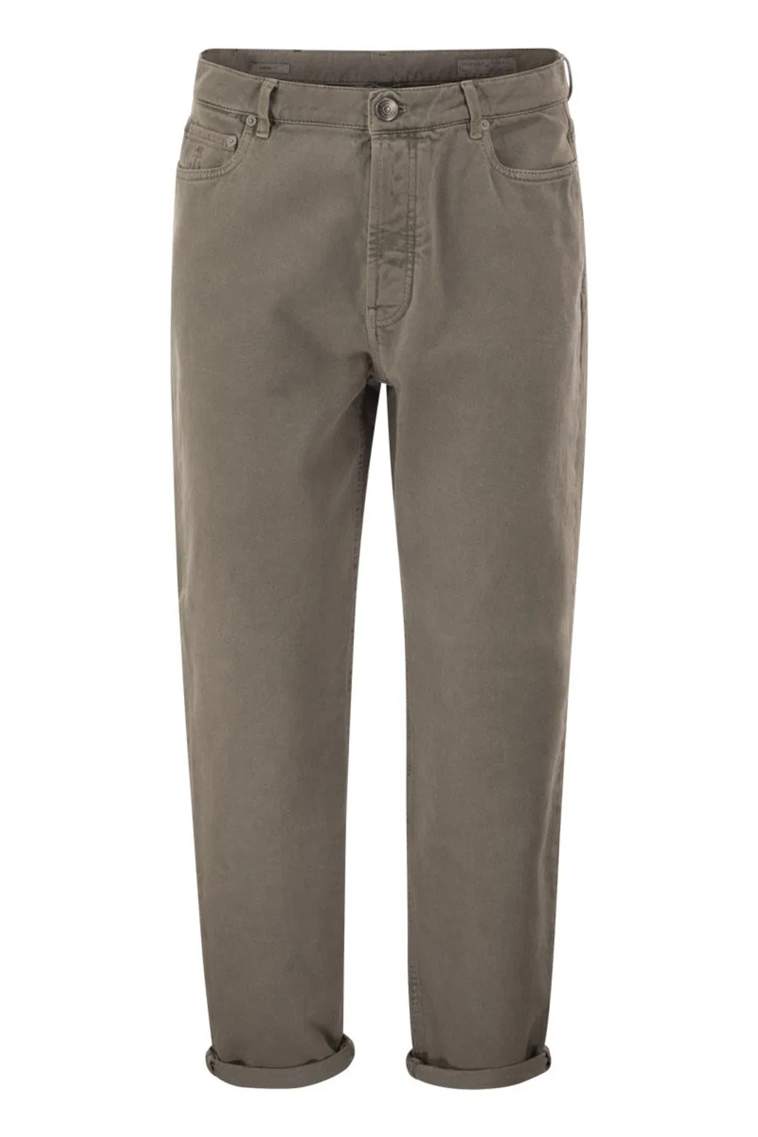 Brunello Cucinelli Five-Pocket Cotton Jeans With A Contempo