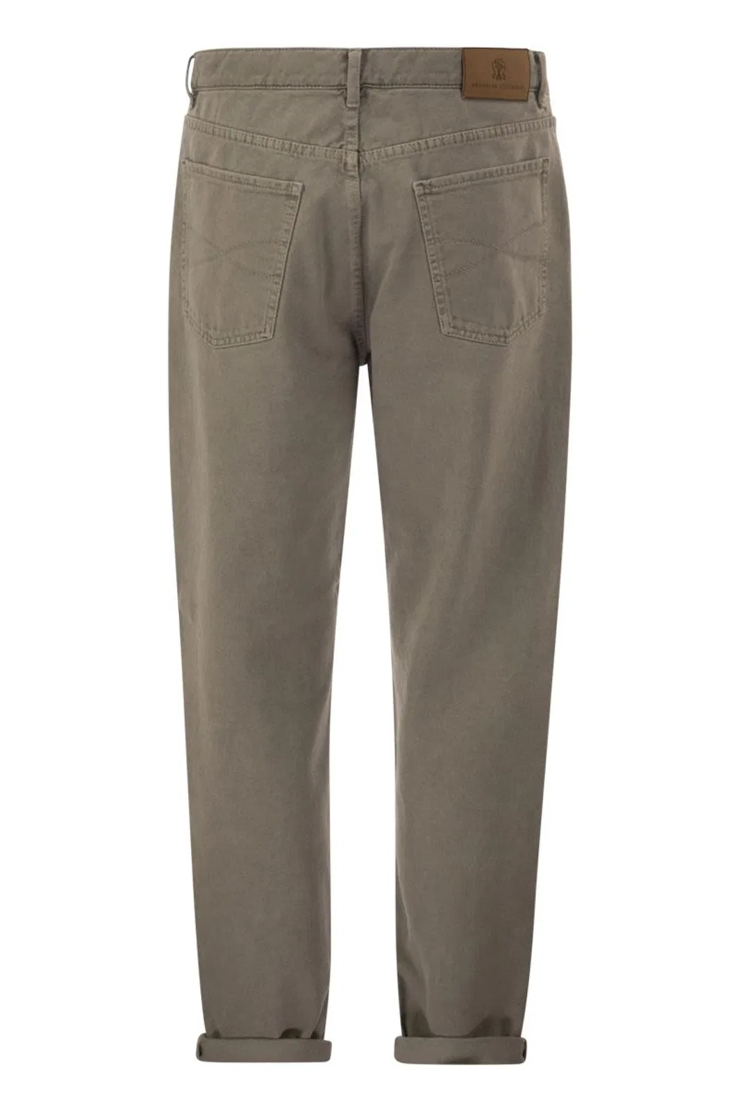 Brunello Cucinelli Five-Pocket Cotton Jeans With A Contempo