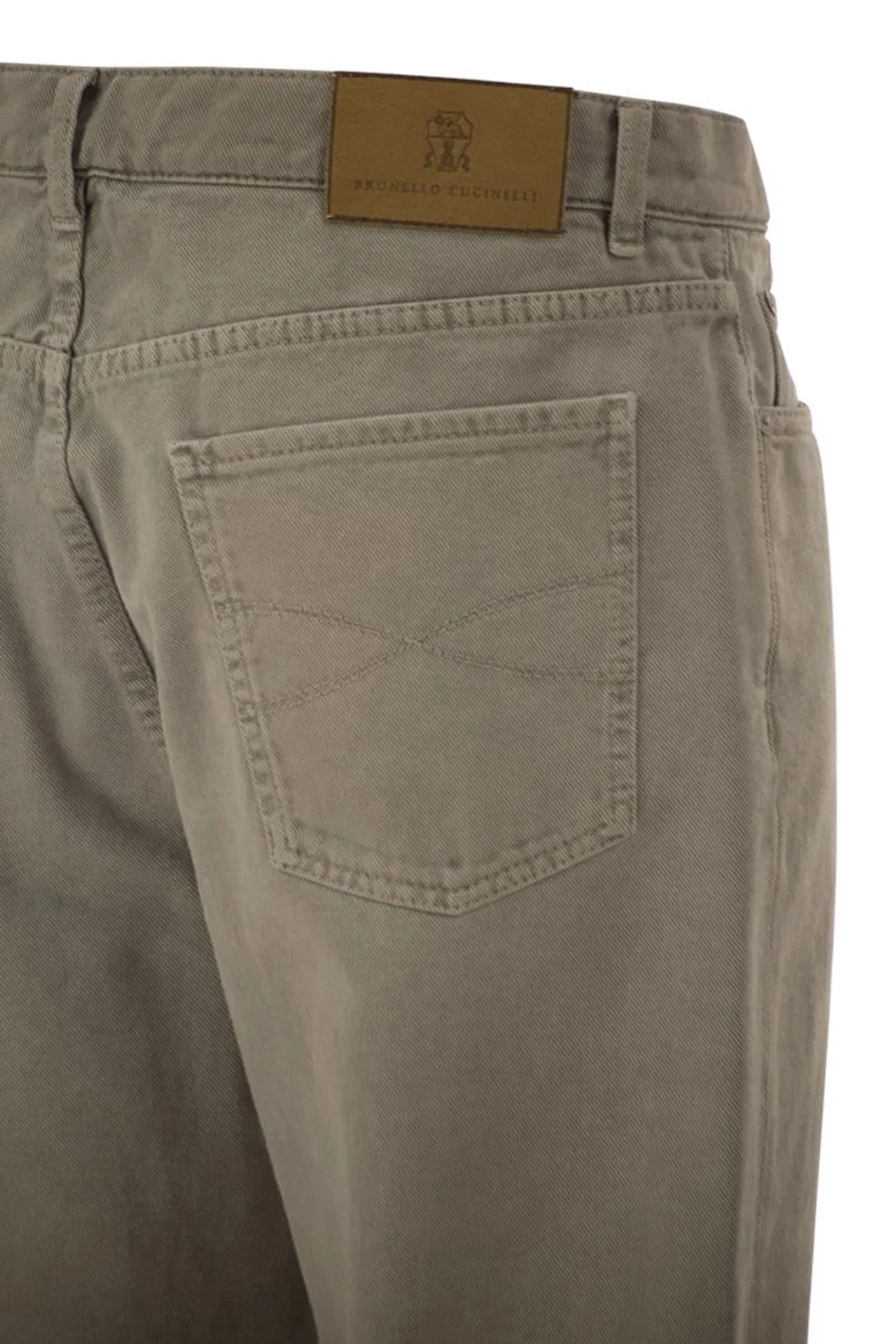 Brunello Cucinelli Five-Pocket Cotton Jeans With A Contempo
