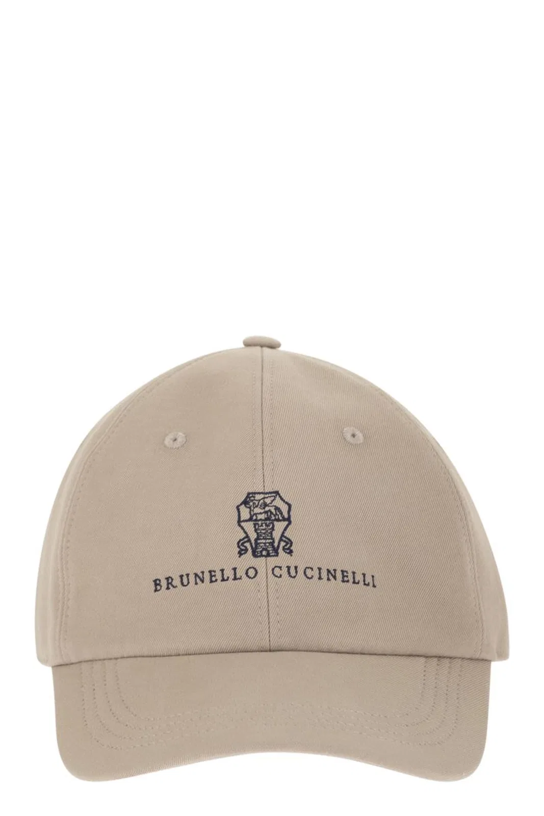 Brunello Cucinelli Baseball Cap In Garment-Dyed Twisted Cot