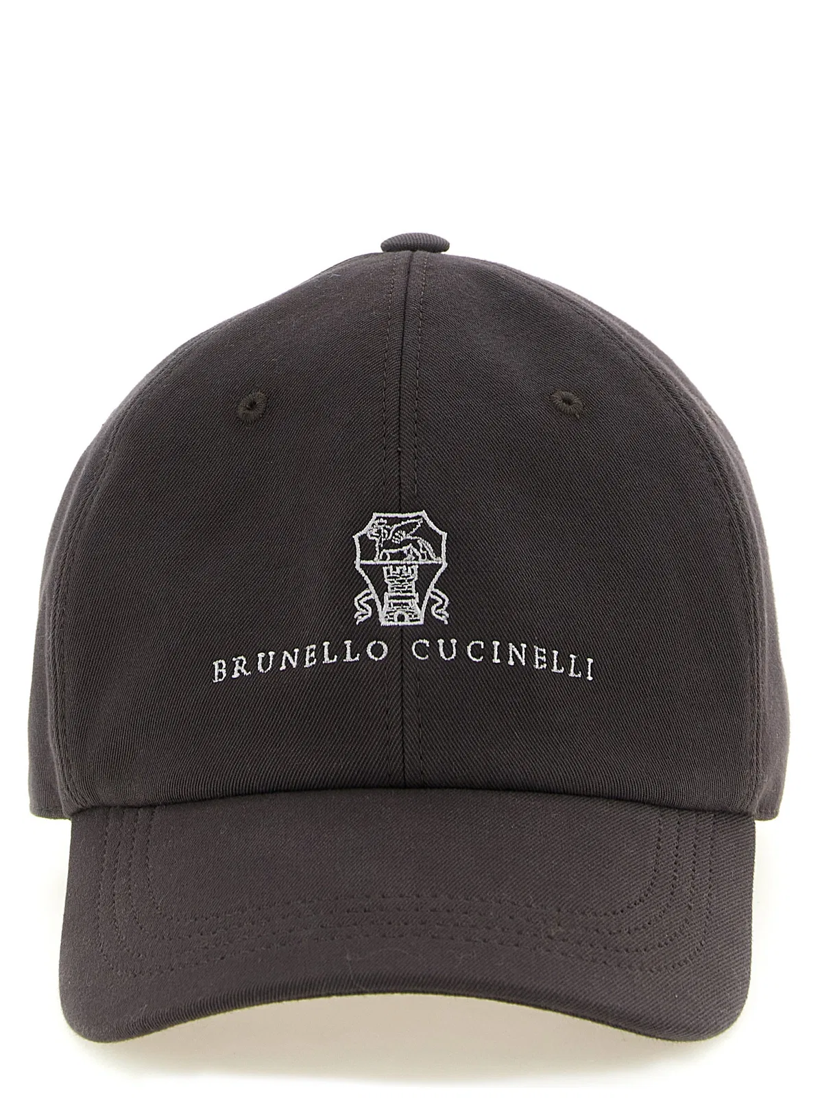 Brunello Cucinelli Logo Embroidery Cap