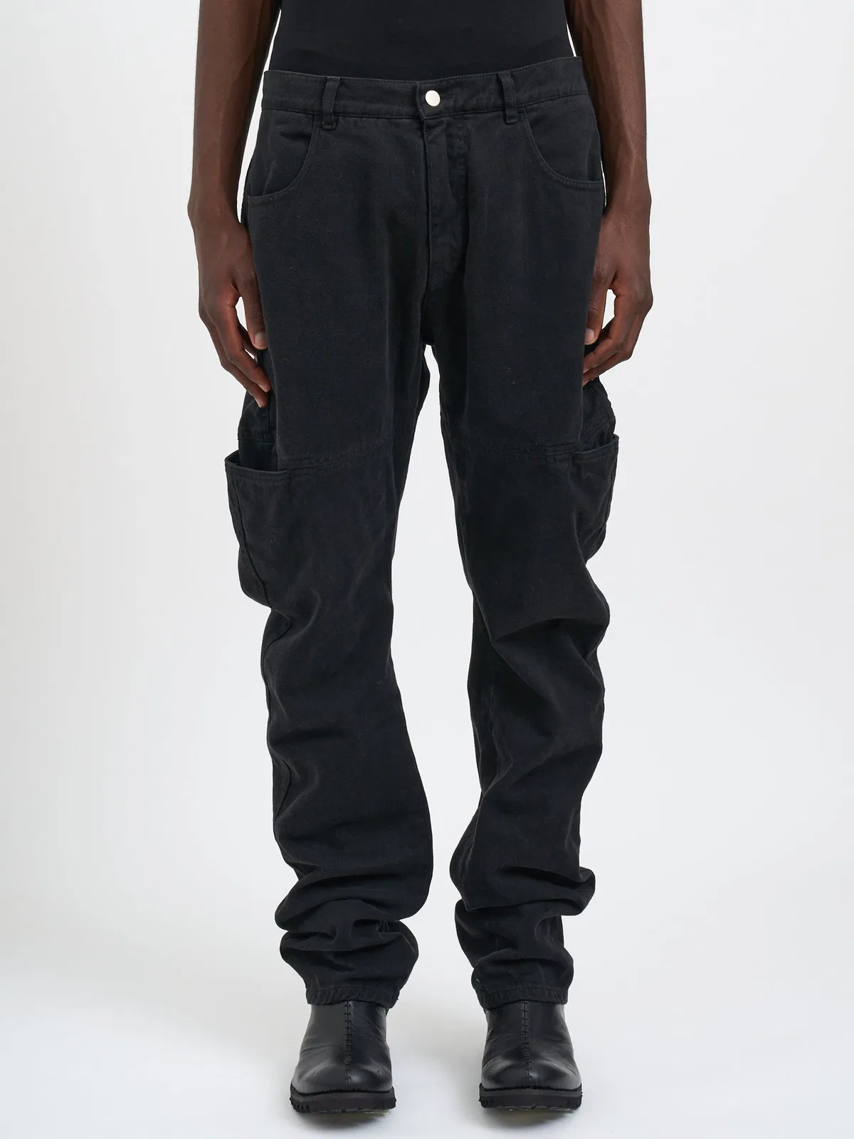 Andrea Ya'aqov Denim Pocket Trousers