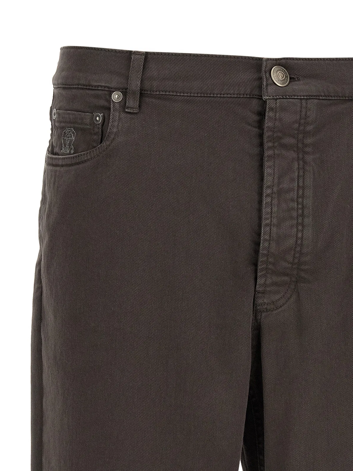 Brunello Cucinelli Garment-Dyed Denim Jeans