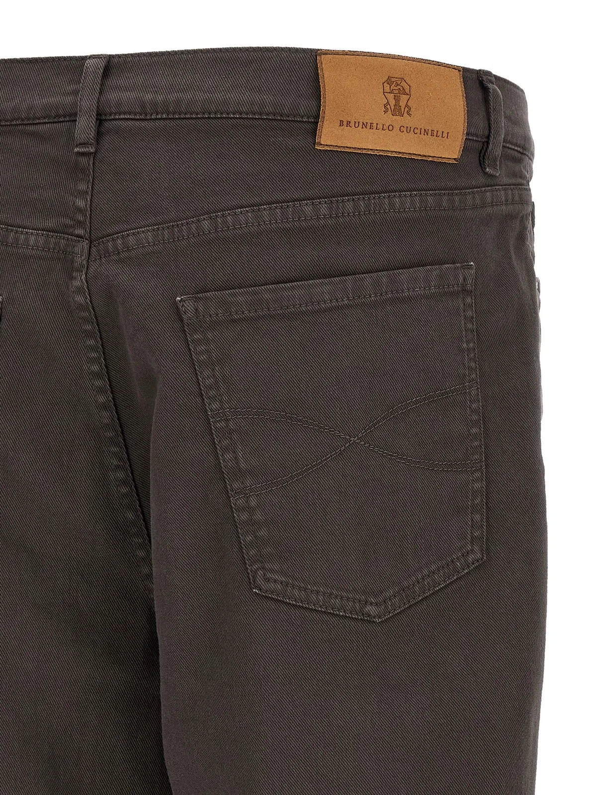 Brunello Cucinelli Garment-Dyed Denim Jeans