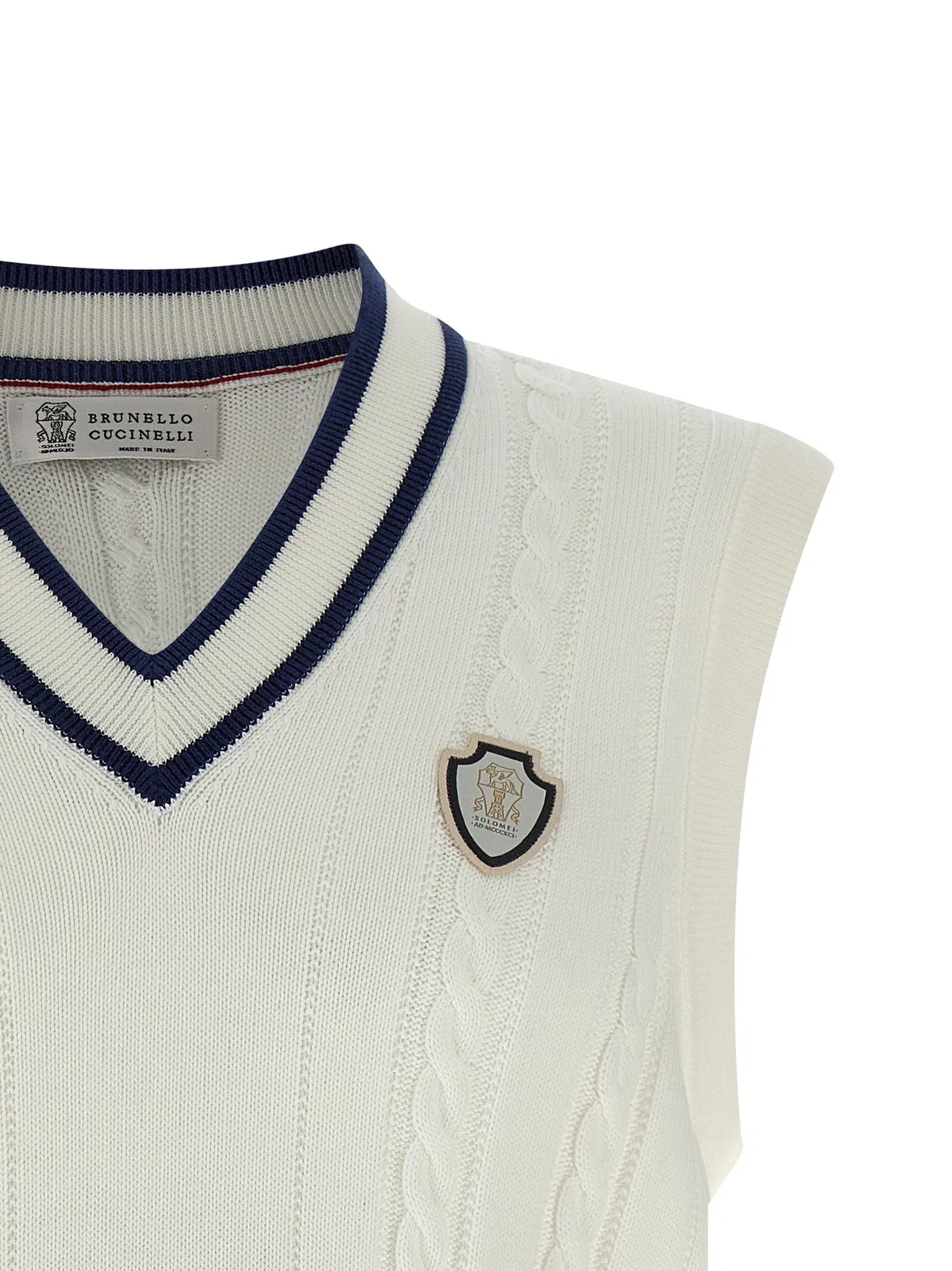 Brunello Cucinelli Cotton Braided Vest