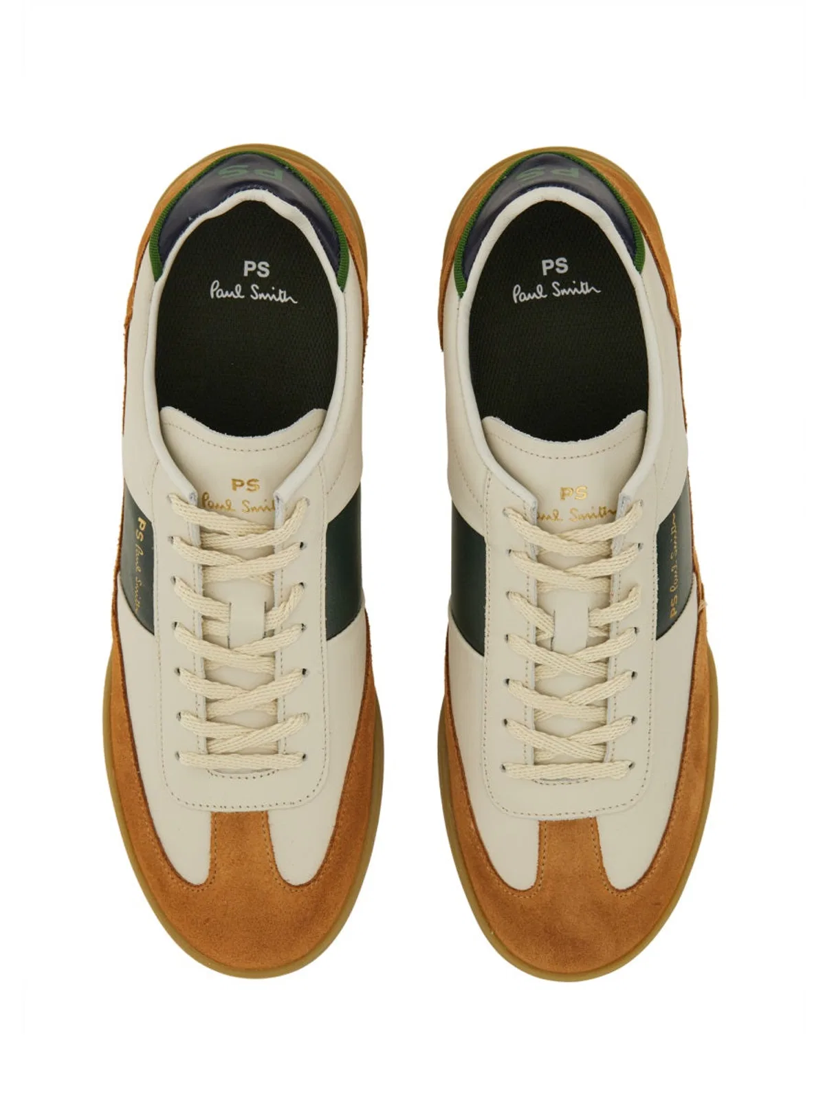 PS by Paul Smith Ps Paul Smith White Leather Nylon Sneake