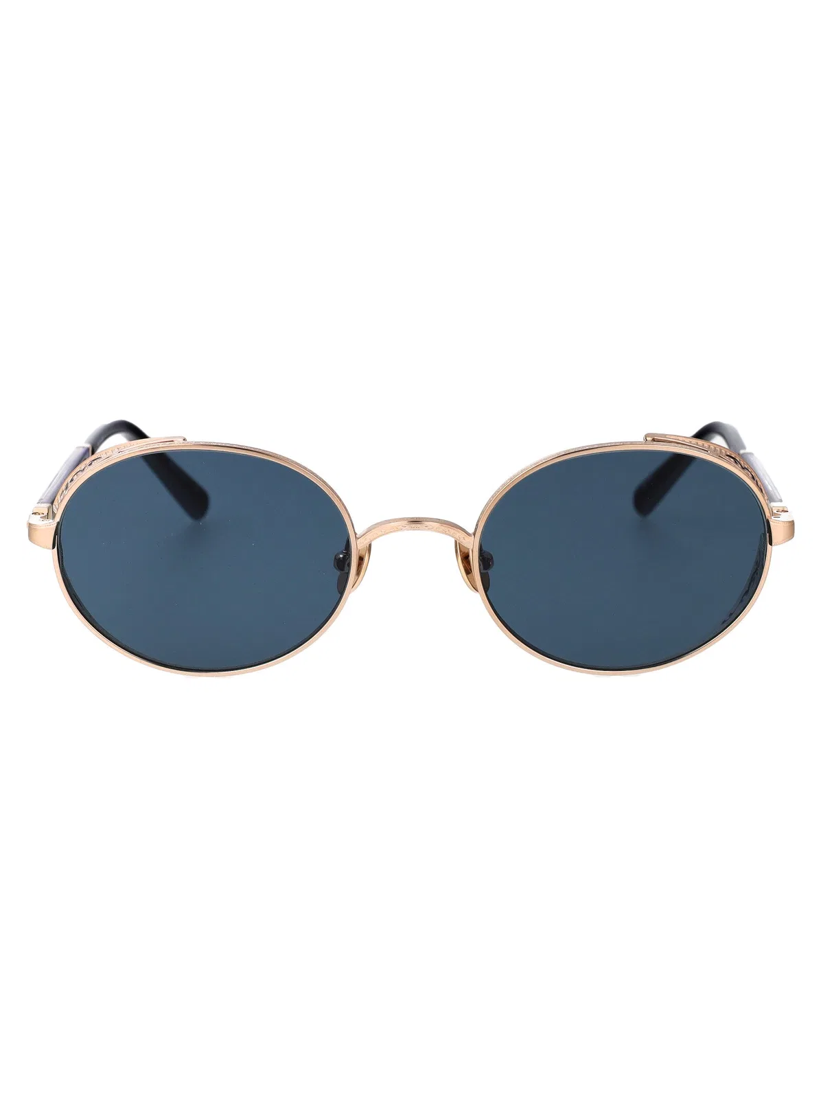 Matsuda Brushed Gold Navy Cobalt Titanium Sungla