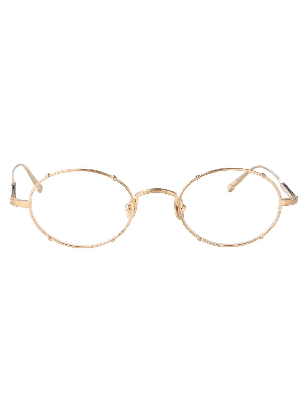 Matsuda Brushed Gold Metal Glasses